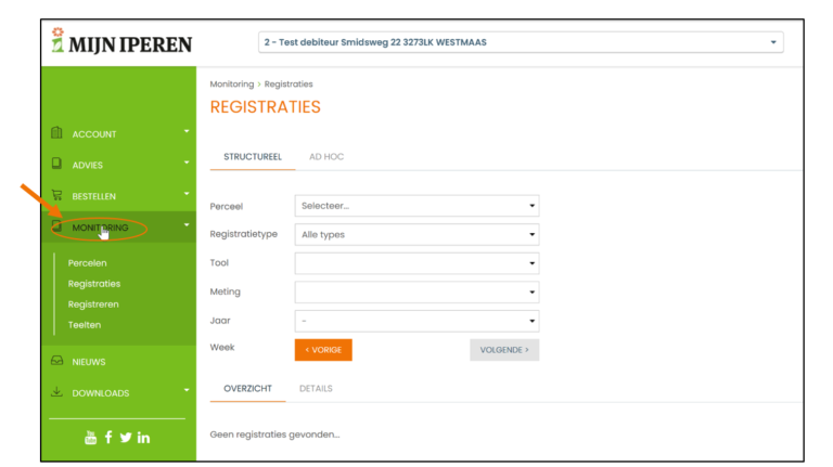 Afbeelding Mijn Iperen TIP – Ad hoc registraties