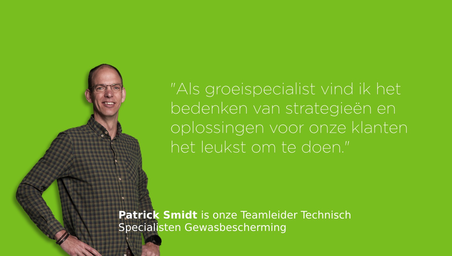 Afbeelding Technisch specialist Patrick: “Samen testen en gevoel krijgen bij de materie”